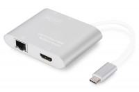 DIGITUS USB Type-C4K HDMI Multiport Adapter, 4-Port