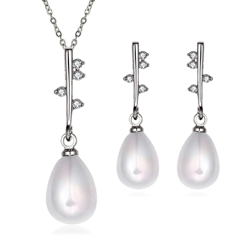S053fashion new design women pearl jewelry set