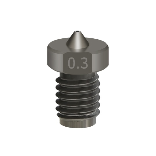 L'imprimante 3D Aibecy pièces en acier trempé buse en acier 1.75mm 0.2/0.3/0.4/0.5/0.6/0.8/1.0mm pour le filament de l'imprimante 3D Creality 1.75mm