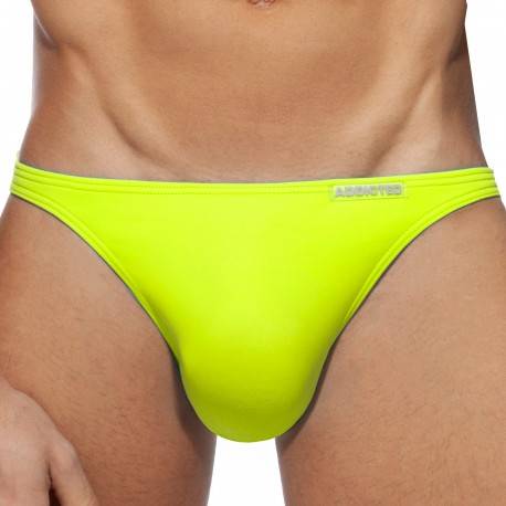 Addicted Mini Swim Bikini Briefs - Neon Yellow XL