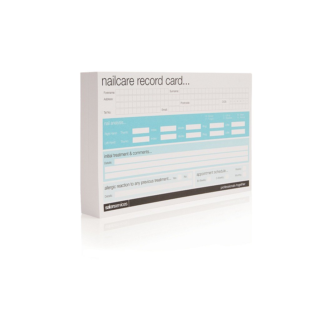 Salon Services Nail Care Appointment Card 50 Pack