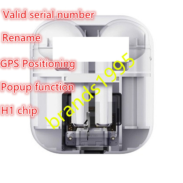 air dpdds generation 2nd headphones tws h1 chip wireless earphones 5.0 with valid serial number for iphone android dhl shiiping