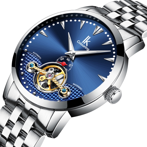 La montre mécanique automatique d'affaires d'IKColouring 3ATM montre des hommes résistants à l'eau montre-bracelet lumineuse masculine