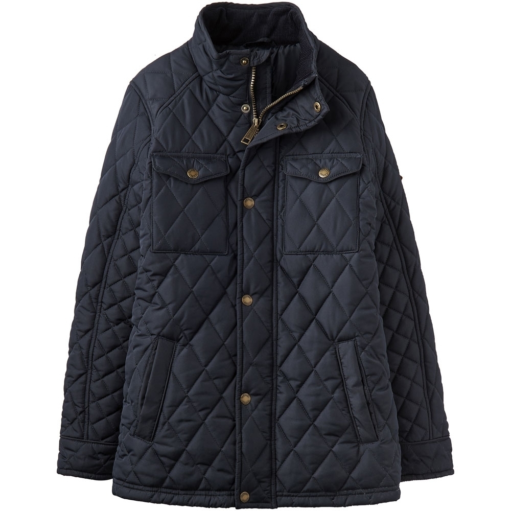 Joules Boys Stafford Classic Quilted Full Zip Biker-Style Jacket Coat 5 years - Chest 23.5' (59cm)