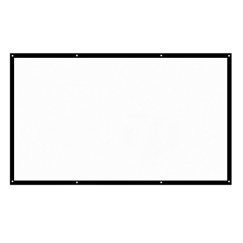 H120 16:9 120 Inch Portable Foldable Projector Screen White
