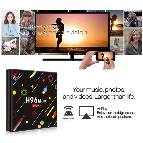 H96 Max-H2 Android 7.1 TV Box 4GB / 64GB 4K HD