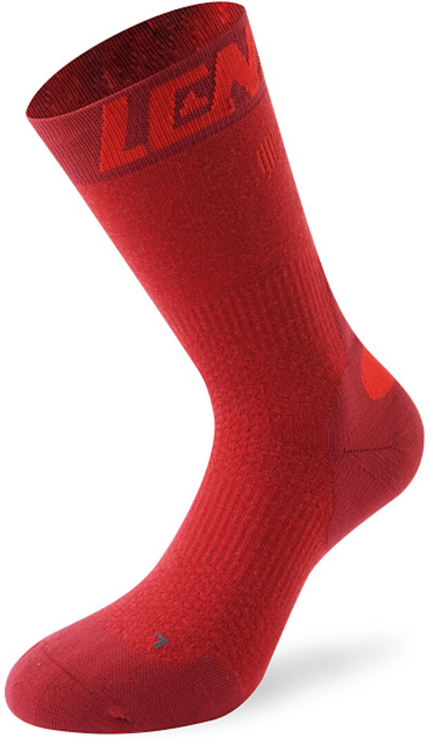 Lenz 7.0 Mid Merino Compression Socks Chaussettes Rouge 35 36 37 38