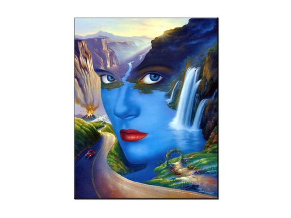 gift home wall art decor mother nature fantasy oil painting pictures printed on canvas