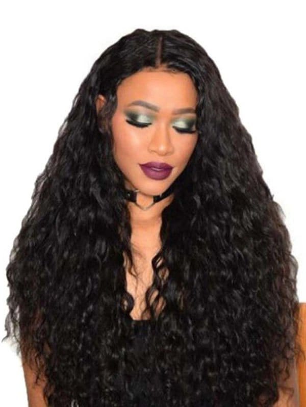 Wavy Long Heat Resistant Fiber Center Part Synthetic Wig