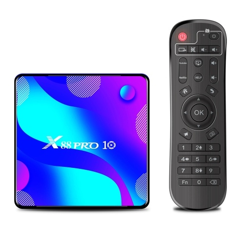 Lecteur multimédia UHD 4K X88 PRO 10 Android 10.0 Smart TV Box
