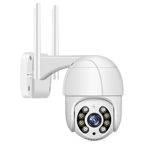 Caméra de sécurité extérieure PTZ 1080P caméra de surveillance WiFi étanche extérieure 2MP avec Vision nocturne Audio bidirectionnel détective de mouvement accès à distance