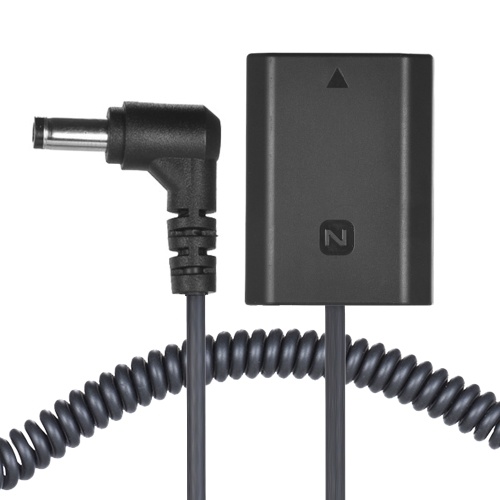 Andoer NP-FZ100 Dummy Batterie Pack DC Coupleur Connecteur Printemps Câble pour Sony A7III A9 A7RIII A7SIII