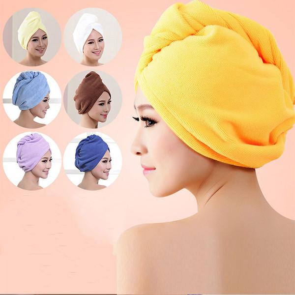 2020 NEW Microfibre Hair Towel Drying Wrap Womens Girls Lady's Towel Quick Dry Hair Bathing Spa Cap