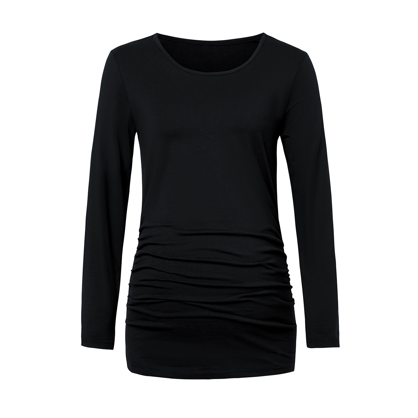 Maternity Round collar Plain T-shirt