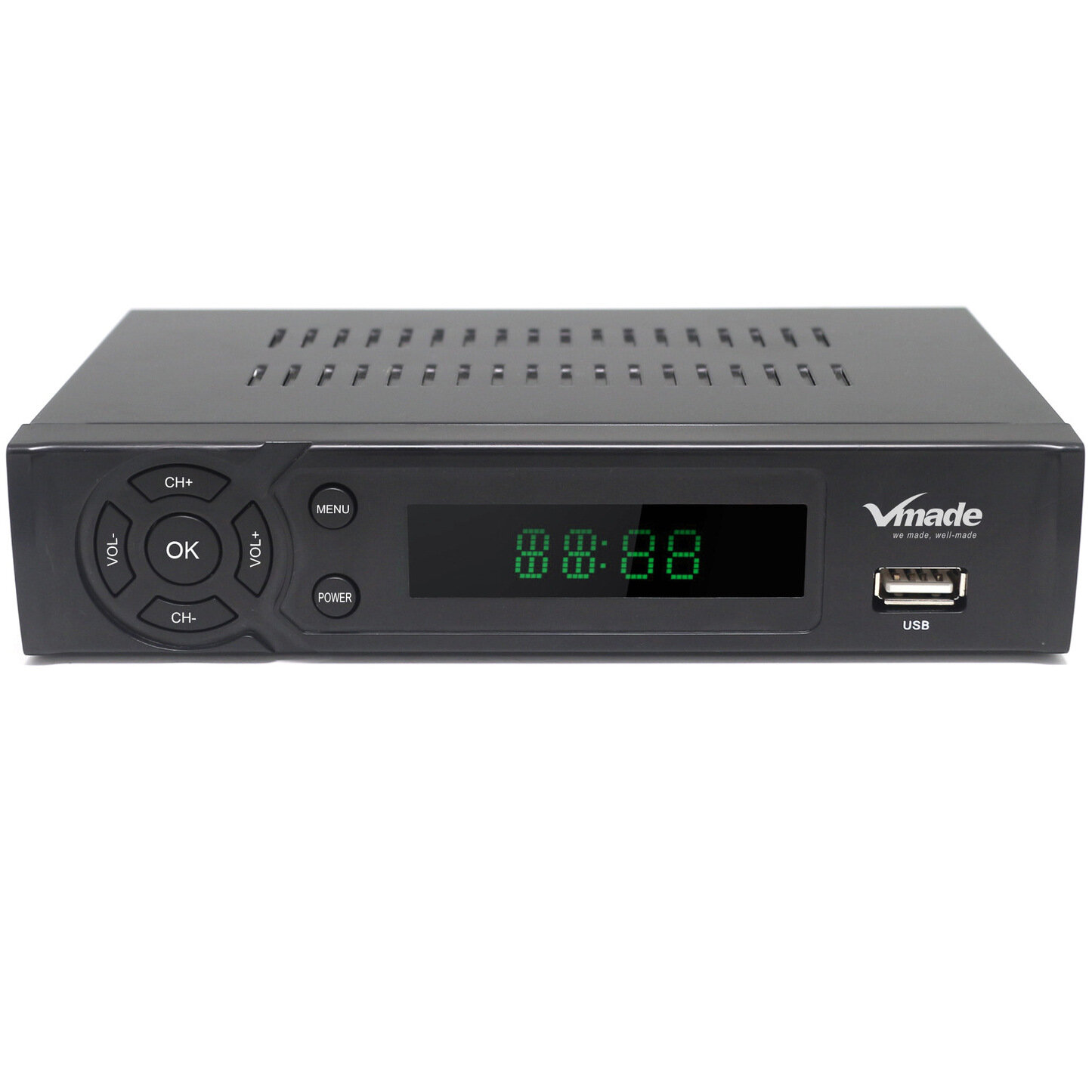 VMADE DVB-T2 T TV-Set-Top-Box TV-Signalempfänger Tuner Dolby Digital H.264 MPEG-4 HD Videodecoder für Malaysia Singapur