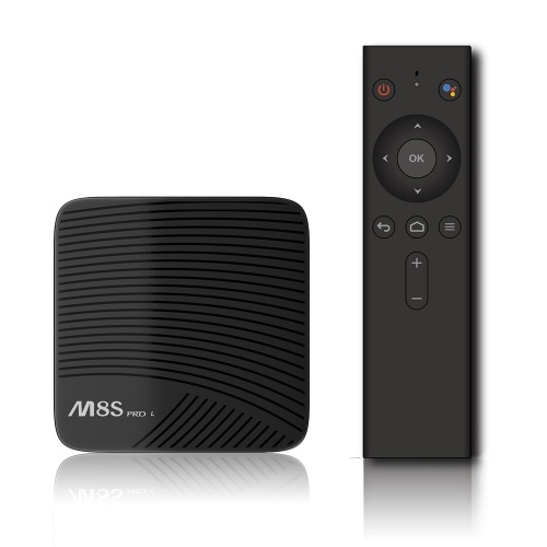 MECOOL M8S PRO L ATV TV Box avec télécommande IR 2.4G Voice