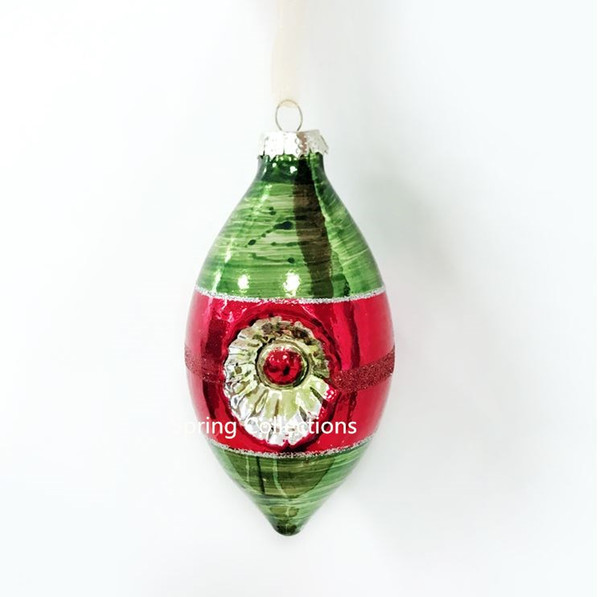 4pcs/pack dia.7cm christmas tree ornaments glass ball transparent hanging xmas pendant ball christmas decorations