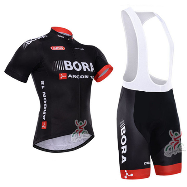 wholesale-2015 bora argon 18 short sleeve cycling jersey bicicleta ropa ciclismo outdoor mountain bike jersey + cycling (bib) shorts kit