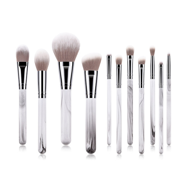 11 pcs women makeup brushes set fancy dress party ladies nose shadow concealment foundation powder blush brush professional toiletries tool