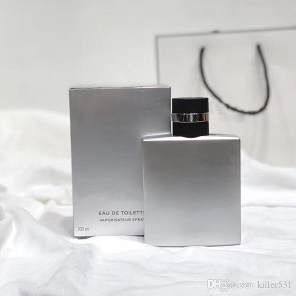 Perfume for Men fresh high quality silver male perfume long lasting fragrance EDT100ML fast delivery free shipping