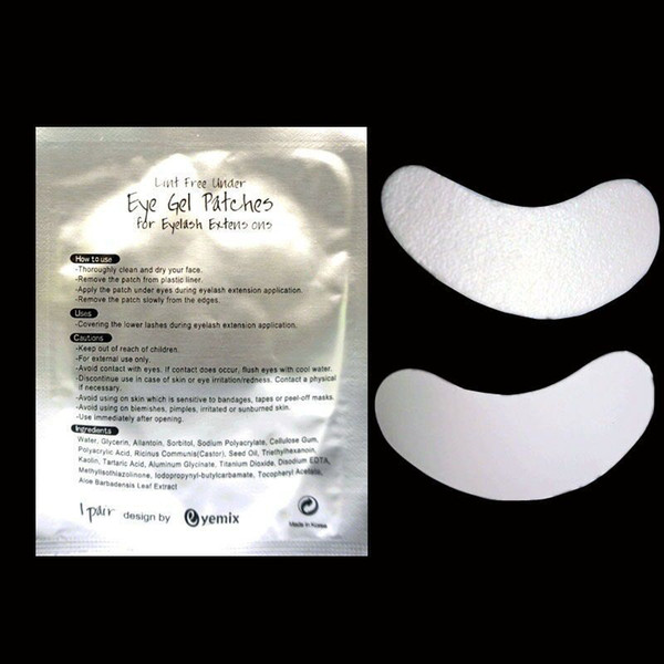 60 pairs/lot new thinest 60 pairs silk eye pads under eye patch lint eye pads