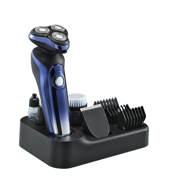 electric shaver triple floating blade heads wet-dry dual use waterproof shaving machine razor beard trimmer face care for men