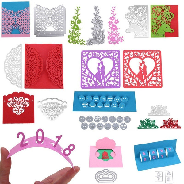 christmas metal cutting dies stencil scrapbooking card embossing craft