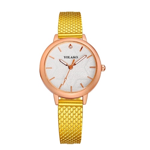 Quartz Watch Women PU Leather Strap Wrist Watch Casual Female Clock