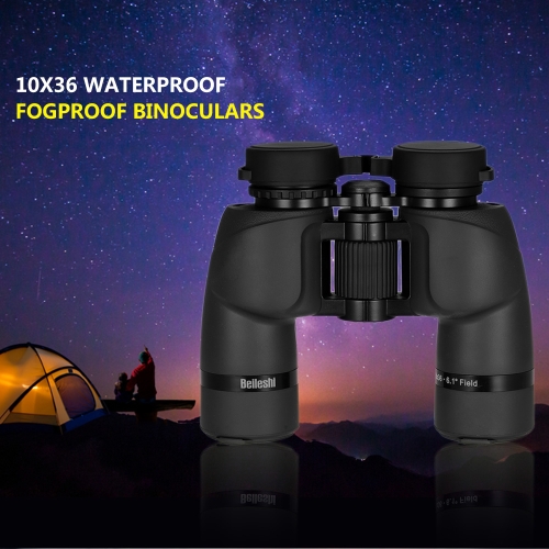 10x36 Binoculars Waterproof Fogproof Outdoor Sport Binoculars Telescope Wide Band Coated for Hunting Bird Watching Backpacking