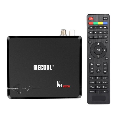 MECOOL KI PRO Android 7.1 TV BOX + DVB-S2 & DVB-T2 & DVB C TV receiver