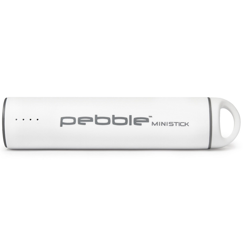Veho Pebble Ministick 1A 2200mAh Portable Power Bank - White