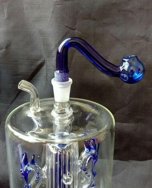 Free shipping wholesalers ----- 2015 new S mini blue glass pot, glass Hookah / glass bong accessories, stained glass