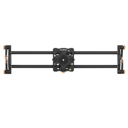 Andoer 60cm Carbon Fiber Track System Dolly Curseur ferroviaire Stabilisation pour Video Movie Film Prise de vue pour Canon Nikon Sony DSLR Caméscopes