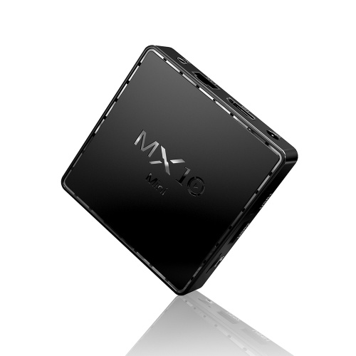 MX10 Mini Android 10.0 Smart TV Box Allwinner H616 UHD 4K Media Player 6K HDR H.265 VP9 4GB / 32GB 2.4G & 5G WiFi BT4.2 100M Télécommande LAN