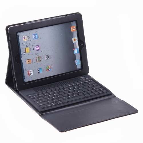 Sans fil clavier BT + Etui de cuir véritable pour iPad 2 iPad 3