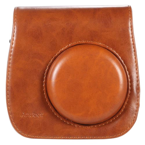 Housse Sac de Caméra en Cuir pour  Fuji Fujifilm Instax Mini8 Mini8s Sac à Bandoulière Unique