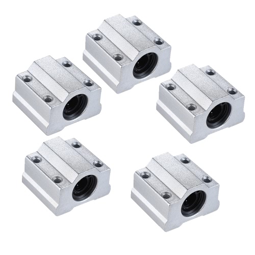 SCS8UU 8mm Linear Motion Ball Bearing Block CNC Router Slide Unit Reprap 3D Printer DIY Kit Parts Accessories
