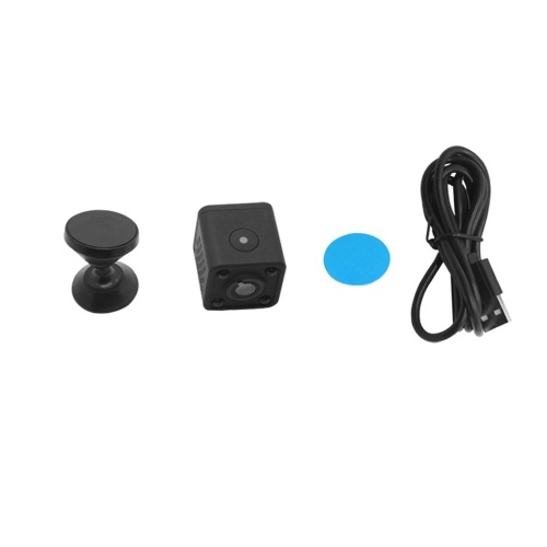 Mini caméra portable haute définition 1080P/30fps Smart WiFi Caméra de sécurité sans fil Vision nocturne Détection de mouvement avec support de base de conception magnétique pour la sécurité à domicile Exercices extérieurs Surveillance des enfants Surveil