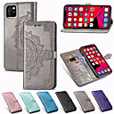 étui de téléphone en cuir flip portefeuille portefeuille en relief pour iphone 11 pro max xr xs max x 8 plus 8 7 plus 7 6 plus 6 titulaire de la carte support cas de couverture