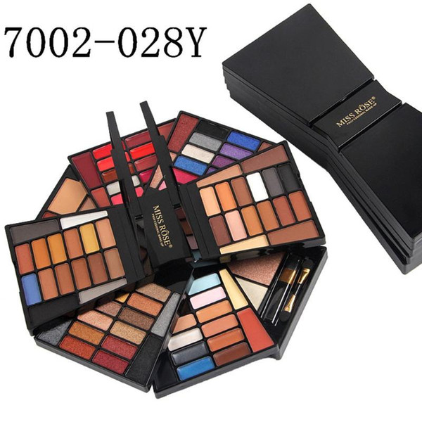 make-up box 64 colors eye shadow box dressing case 7002-028n/y make up tools well-made make-up boxes dropshipping