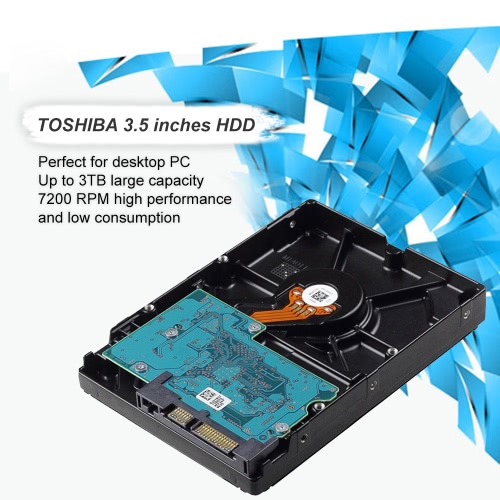 TOSHIBA 1TB Desktop HDD Internal Hard Disk Drive 7200 RPM SATA3.0 6Gb/s 32MB Cache 3.5-inch DT01ACA100 for PC Computer