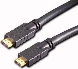 e+p HDMV 401/15 - 15 m - HDMI Type A (Standard) - HDMI Type A (Standard) - 3D - 0,1 Gbit/s - Schwarz (HDMV 401/15L)