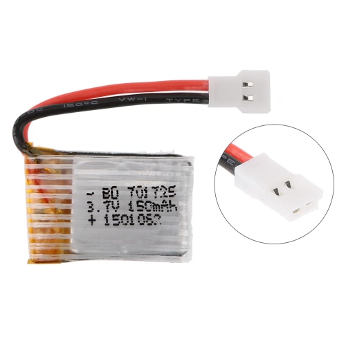 Original RC Part JJRC H8 Mini 3.7V 150mAh Lipo Battery for RC H8 Mini Quadcopter
