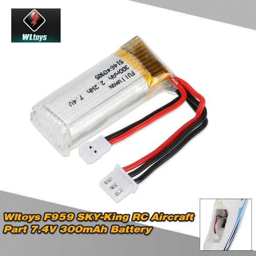 Original Wltoys F959 SKY-King RC Aircraft Part  F959-010 7.4V 300mAh Battery