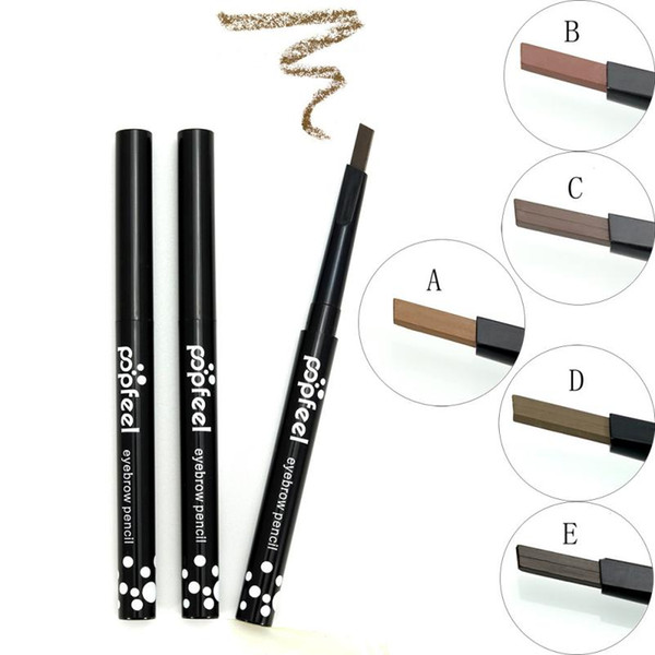ppofeel eyebrow pencil single-head rotary brake eyebrow long lasting waterproof not blooming easy to apply 3ju12