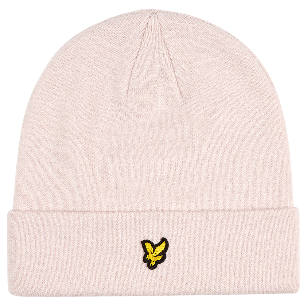 Lyle & Scott Mens Beanie Rib Knit Turnup Beanie Hat One Size