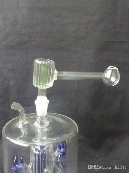 The new filter pot Wholesale Glass bongs Oil Burner Glass Water Pipes Oil Rigs Smoking Free