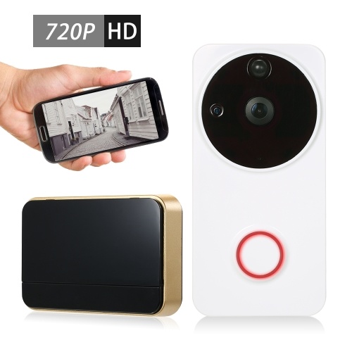 720P WiFi Visual Intercom Door Phone 2-way audio Video Doorbell