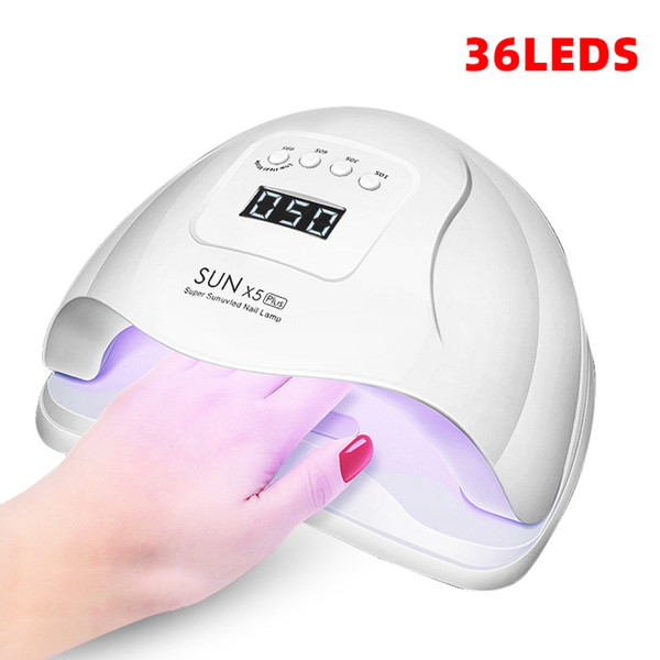 SUN X5 Plus UV LED Lamp For Nails Dryer 36 / 12 LEDs LCD Display Ice Manicure Gel Nail Drying Varnis