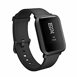 amazfit bip wristband,soft silicone sport bands with quick release pin for amazfit bip/amazfit bip lite huami smartwatch (black, black buckle) Lightinthebox